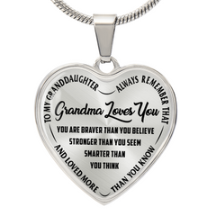 La abuela te quiere - Collar de corazón