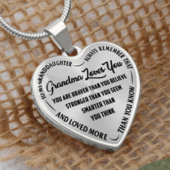 La abuela te quiere - Collar de corazón