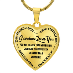 La abuela te quiere - Collar de corazón