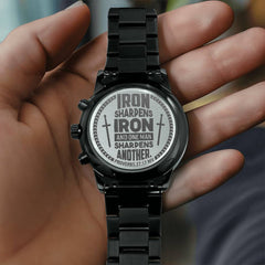 Hierro afila hierro (Proverbios 27:17) – Reloj de hombre