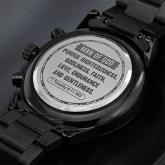 Hombre de Dios (1 Timoteo 6:11) – Reloj de hombre