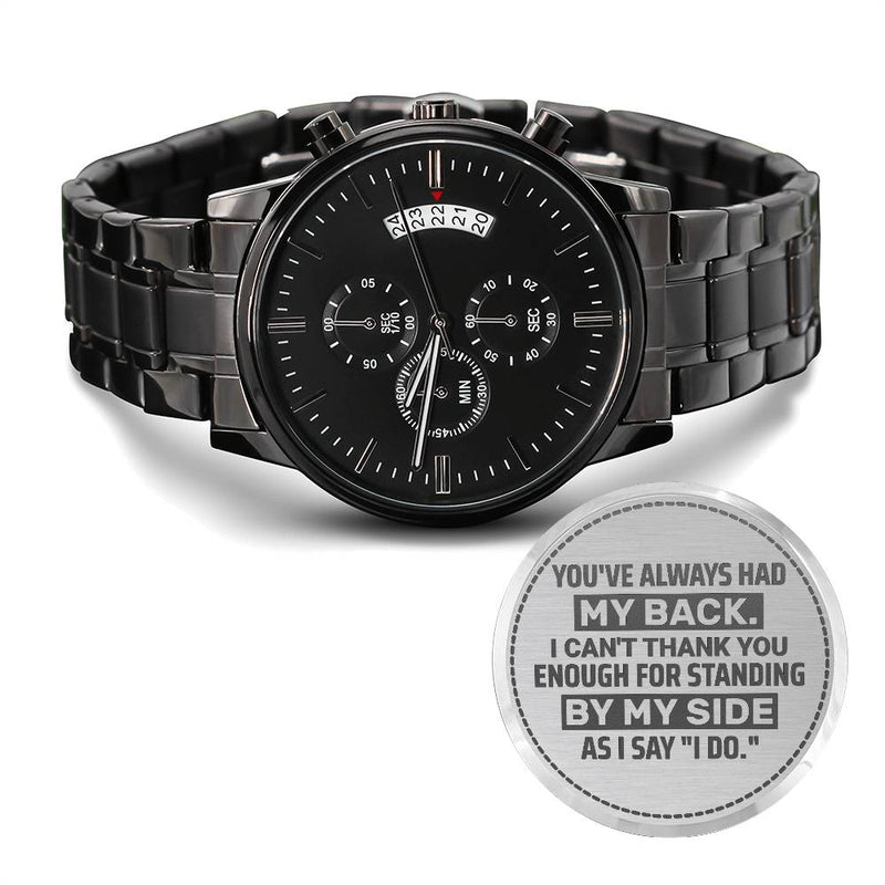 Padrino de boda, siempre me has apoyado – Reloj de hombre