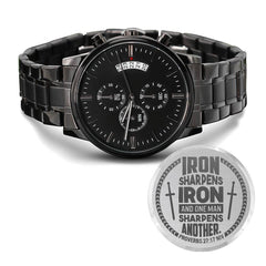 Hierro afila hierro (Proverbios 27:17) – Reloj de hombre