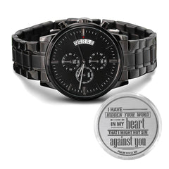 He guardado tu palabra (Salmo 119:11) – Reloj de hombre