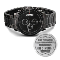 ¡Manténganse alerta! (1 Corintios 16:13 NVI) – Reloj para Hombres