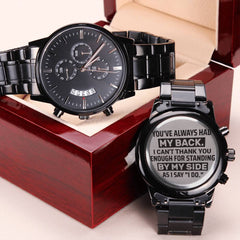 Padrino de boda, siempre me has apoyado – Reloj de hombre