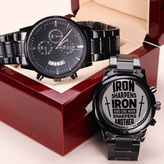 Hierro afila hierro (Proverbios 27:17) – Reloj de hombre