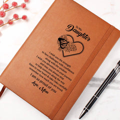 Muy orgulloso de ti - Cuaderno de cuero