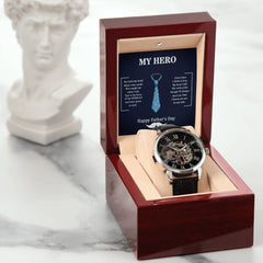 Mi héroe papá - Reloj calado