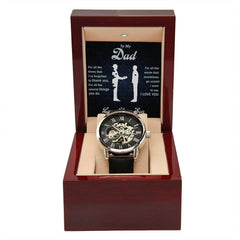 Para mi querido papá, recuerda siempre que te quiero – Reloj calado