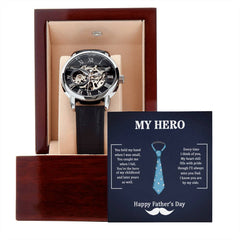 Mi héroe papá - Reloj calado