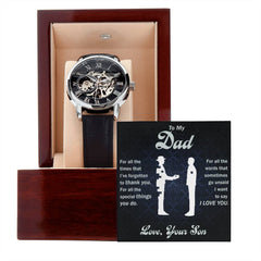 Para mi querido papá, recuerda siempre que te quiero – Reloj calado
