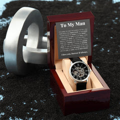 Para Mi Hombre, Mi Vida, Mi Amor, Mi Mejor Amigo – Reloj Calado de Lujo