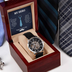 Mi héroe papá - Reloj calado