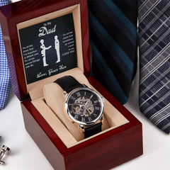 Para mi querido papá, recuerda siempre que te quiero – Reloj calado