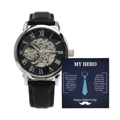 Mi héroe papá - Reloj calado