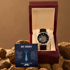 Mi héroe papá - Reloj calado