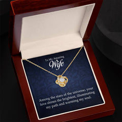 Para Mi Asombrosa Esposa - Collar Nudo de Amor