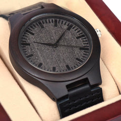 Para la inspiración de mi hombre - Reloj de madera