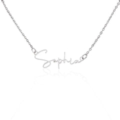 Collar Personalizado Estilo Firma