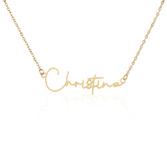 Collar Personalizado Estilo Firma