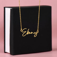 Collar Personalizado Estilo Firma