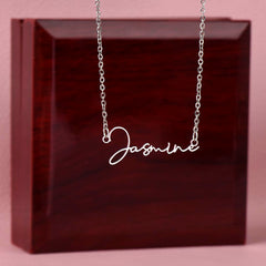 Collar Personalizado Estilo Firma