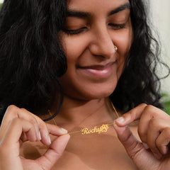 Collar clásico con nombre y huella de pata