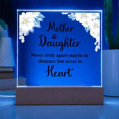 Para mi hija Distancia – Cuadrado de acrílico