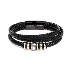 Tu Amor no es Solo un Sentimiento - Pulsera de Cuero de Significados