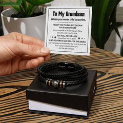 Te quiero para siempre cree profundamente (A mi nieto) – Pulsera