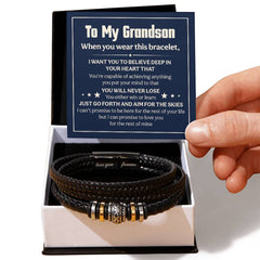 Te amaré por siempre, nunca te perderé (Para mi nieto) – Pulsera