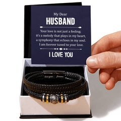 Tu Amor no es Solo un Sentimiento - Pulsera de Cuero de Significados