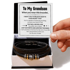 Te quiero para siempre cree profundamente (A mi nieto) – Pulsera