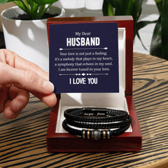 Tu Amor no es Solo un Sentimiento - Pulsera de Cuero de Significados