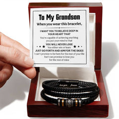 Te quiero para siempre cree profundamente (A mi nieto) – Pulsera