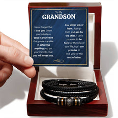 Nunca olvides te amo por siempre (Para mi nieto) – Pulsera