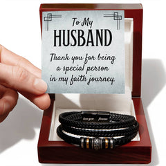 Ser Especial - Pulsera de Cuero para Hombre