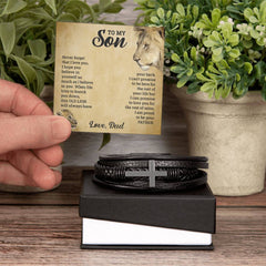 Para mi hijo - Pulsera con Cruz