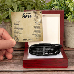 Para mi hijo - Pulsera con Cruz