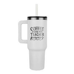 El café me da poderes - Taza para profesores