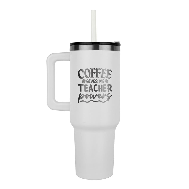 El café me da poderes - Taza para profesores