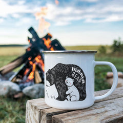 Oso mamá - Taza de camping